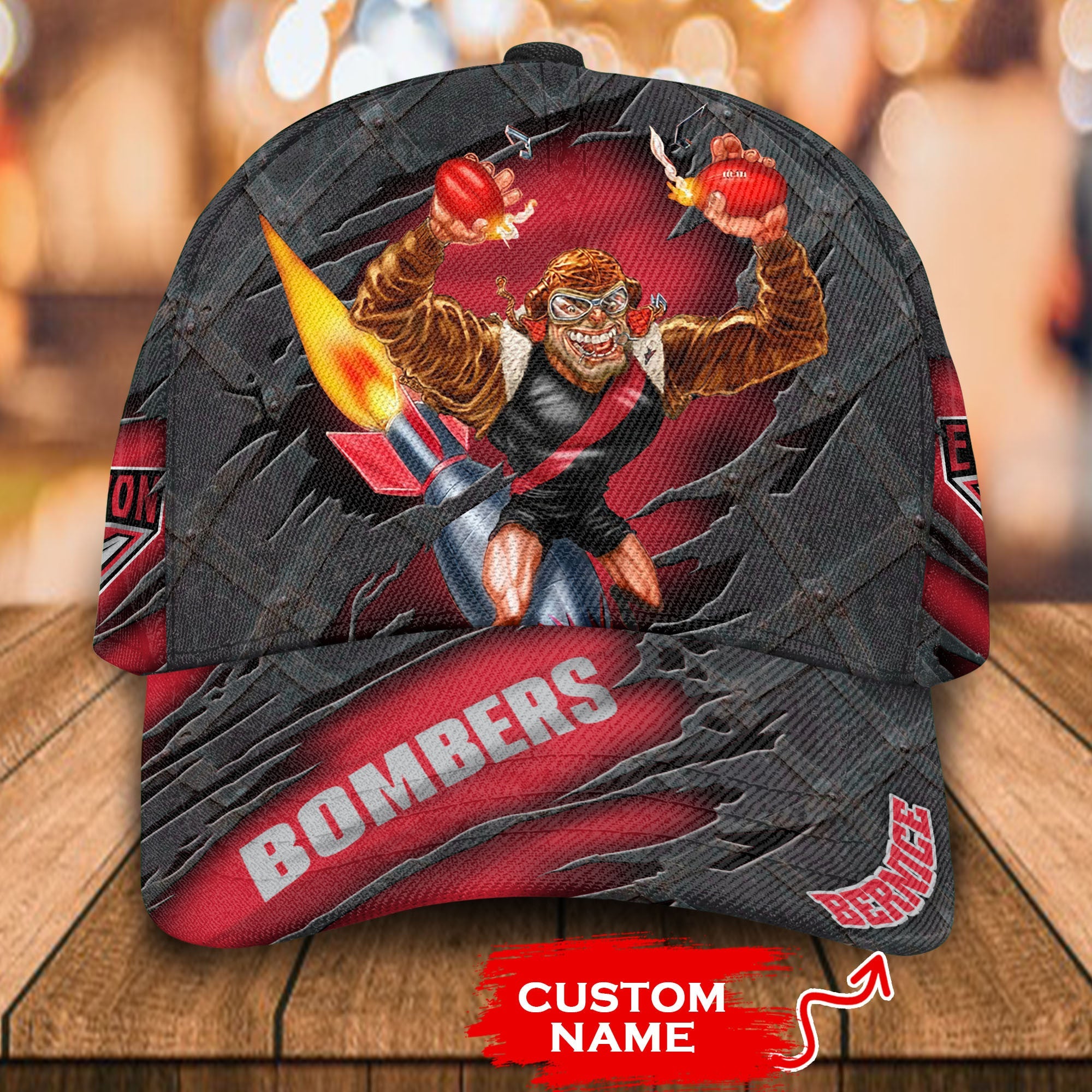 afl-essendon-bombers-3d-mascost-classic-cap-custom-name