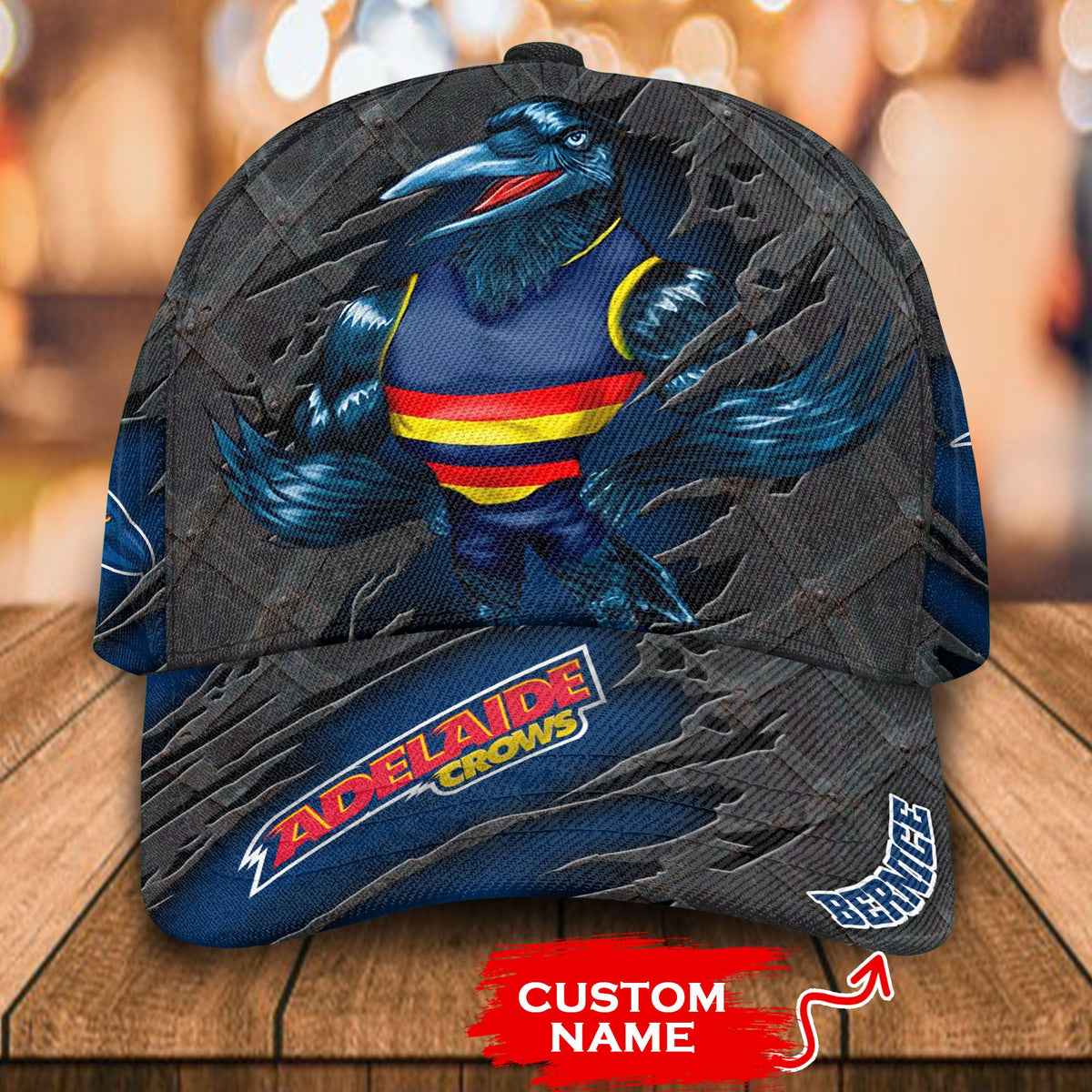 afl-adelaide-crows-3d-mascost-classic-cap-custom-name
