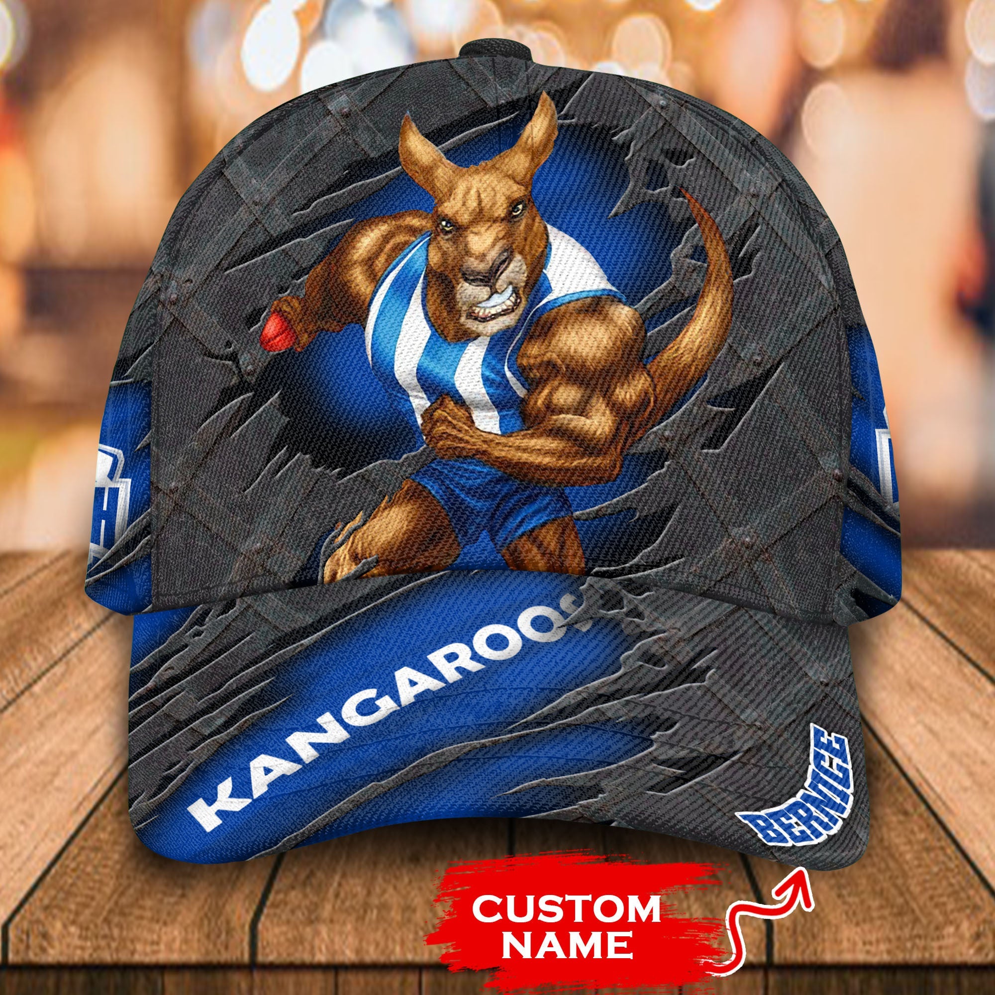 afl-north-melbourne-kangaroos-3d-mascost-classic-cap-custom-name