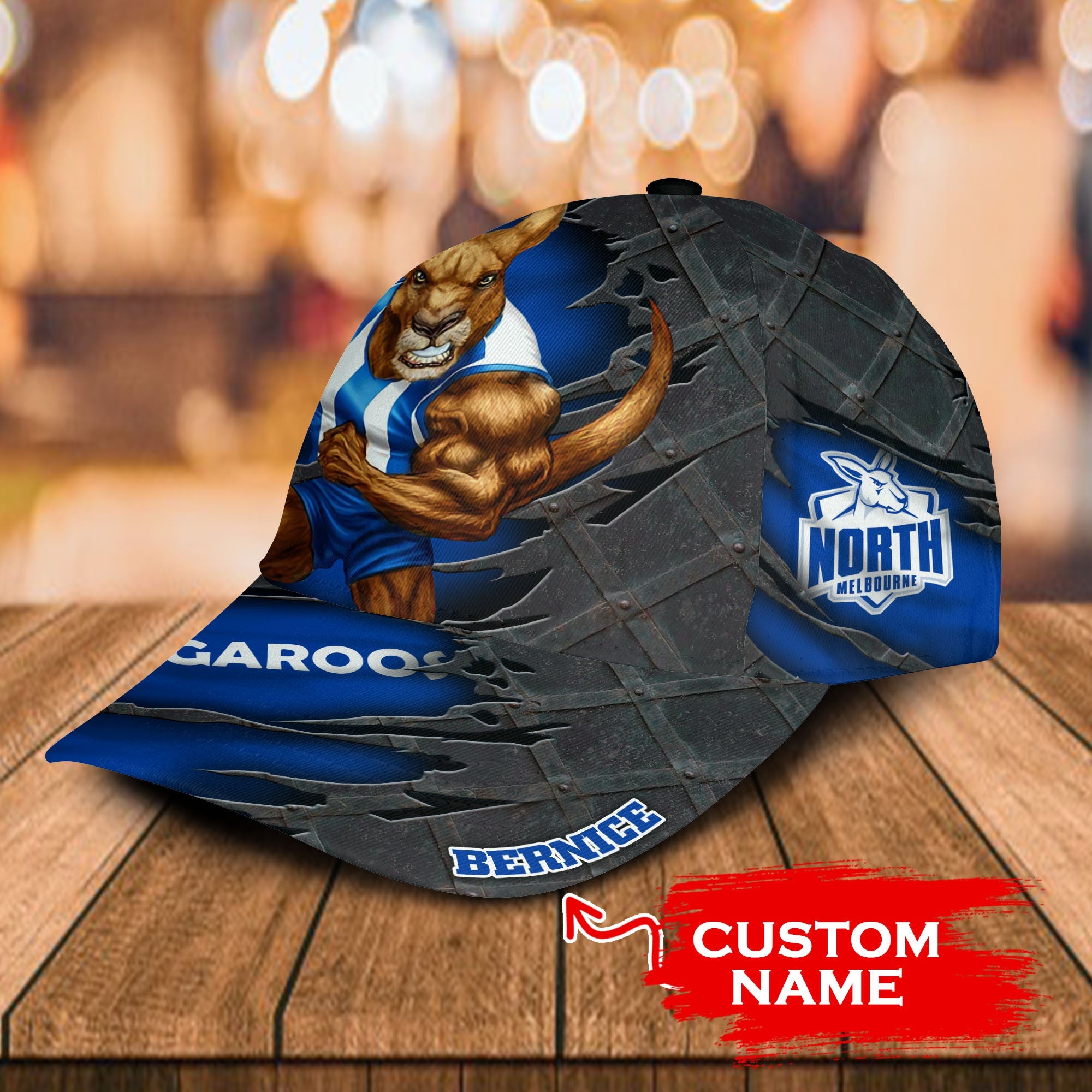 afl-north-melbourne-kangaroos-3d-mascost-classic-cap-custom-name