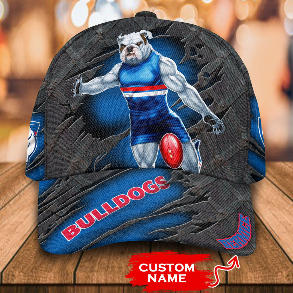 afl-western-bulldogs-3d-mascost-classic-cap-custom-name