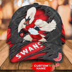 afl-sydney-swans-3d-mascost-classic-cap-custom-name