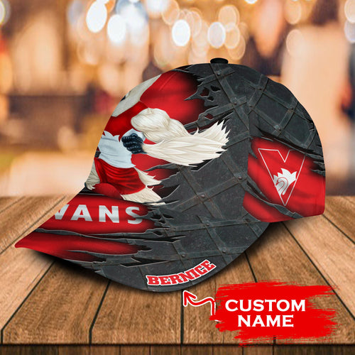 afl-sydney-swans-3d-mascost-classic-cap-custom-name