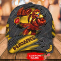 afl-hawthorn-hawks-3d-mascost-classic-cap-custom-name