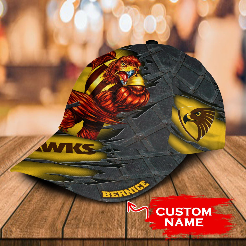 afl-hawthorn-hawks-3d-mascost-classic-cap-custom-name