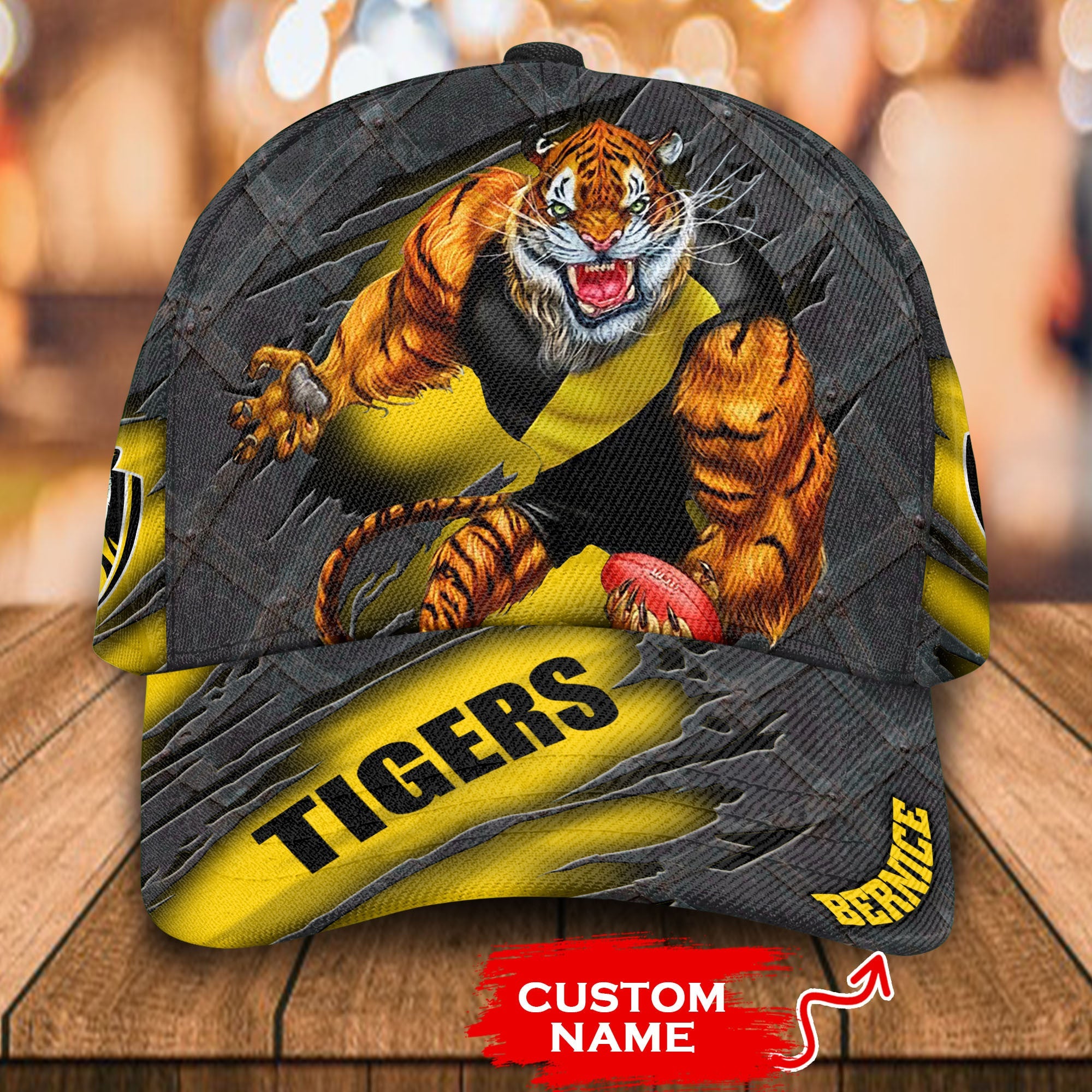 afl-richmond-tigers-3d-mascost-classic-cap-custom-name