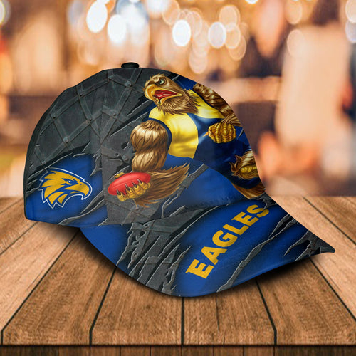 afl-west-coast-eagles-3d-mascost-classic-cap-custom-name
