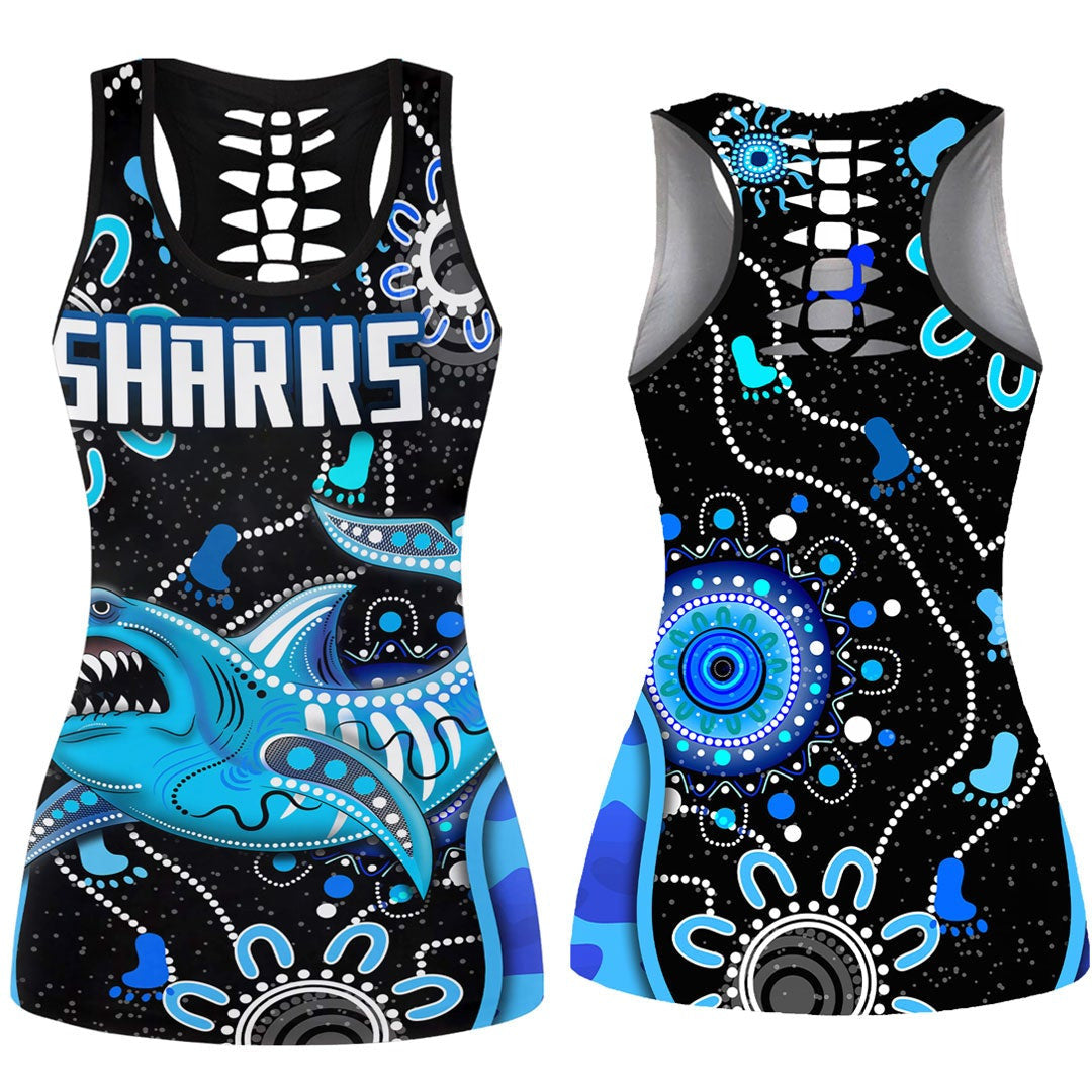 vibehoodie-tank-top-cronulla-sutherland-sharks-indigenous-camo-rugby-team-hollow-tank-top