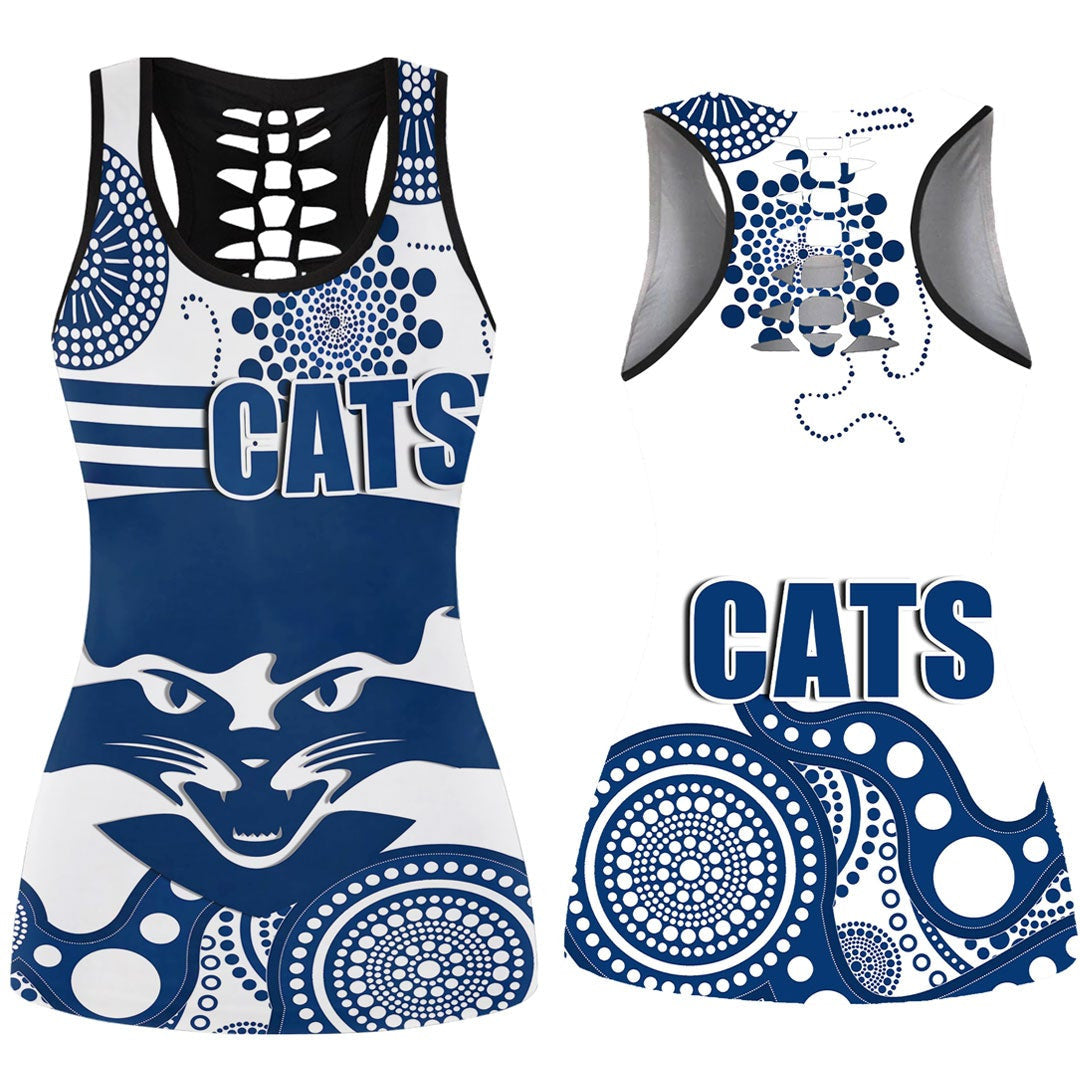 vibehoodie-tank-top-geelong-cats-limited-edition-football-team-hollow-tank-top