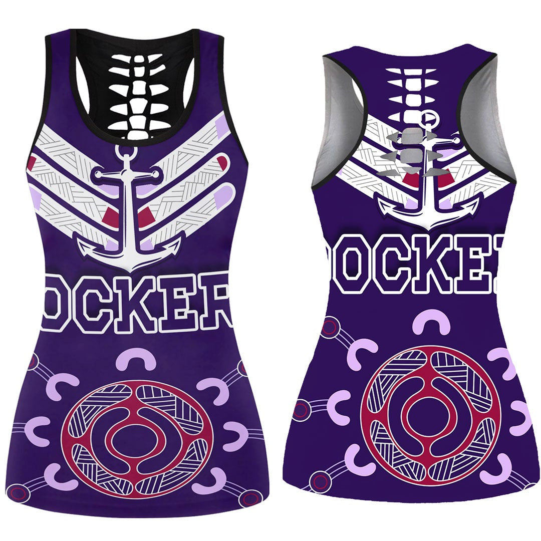 vibehoodie-tank-top-fremantle-dockers-limited-edition-football-team-hollow-tank-top