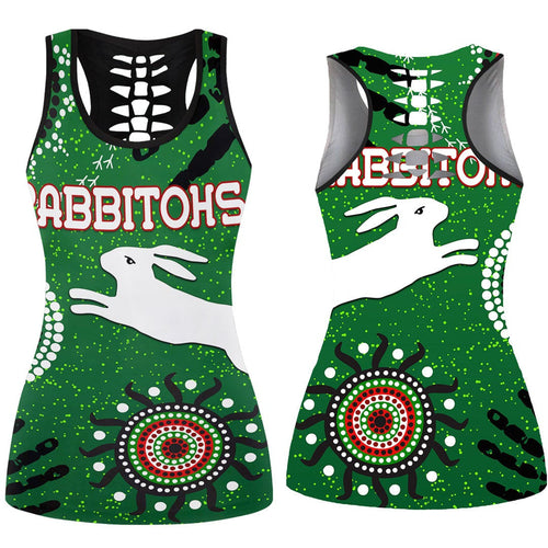 vibehoodie-tank-top-south-sydney-rabbitohs-unique-indigenous-rugby-team-hollow-tank-top