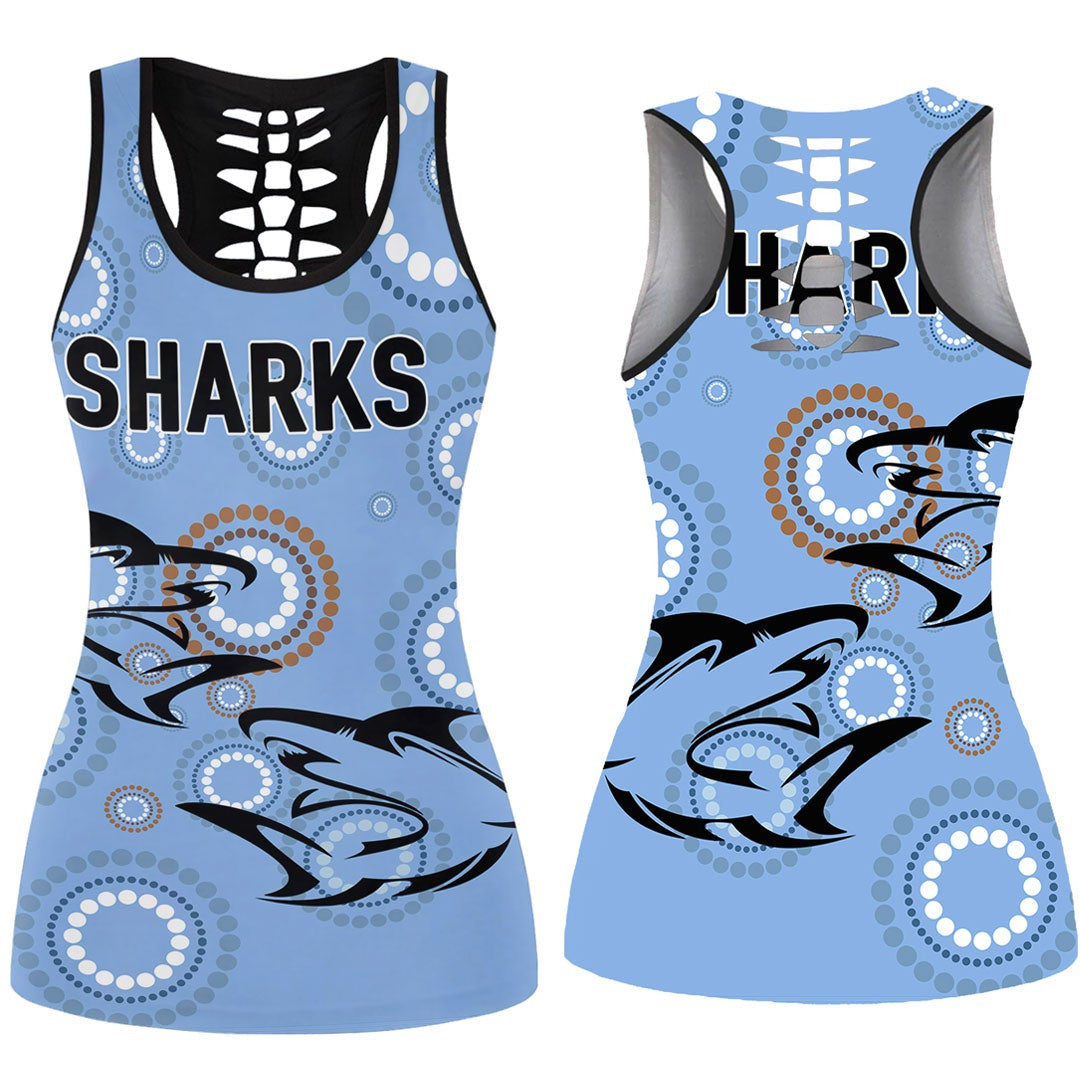 vibehoodie-tank-top-cronulla-sutherland-sharks-simple-rugby-team-hollow-tank-top