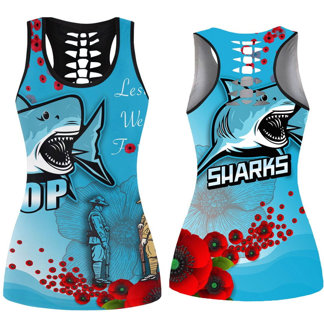 vibehoodie-tank-top-cronulla-sutherland-sharks-anzac-day-lest-we-forget-rugby-team-hollow-tank-top