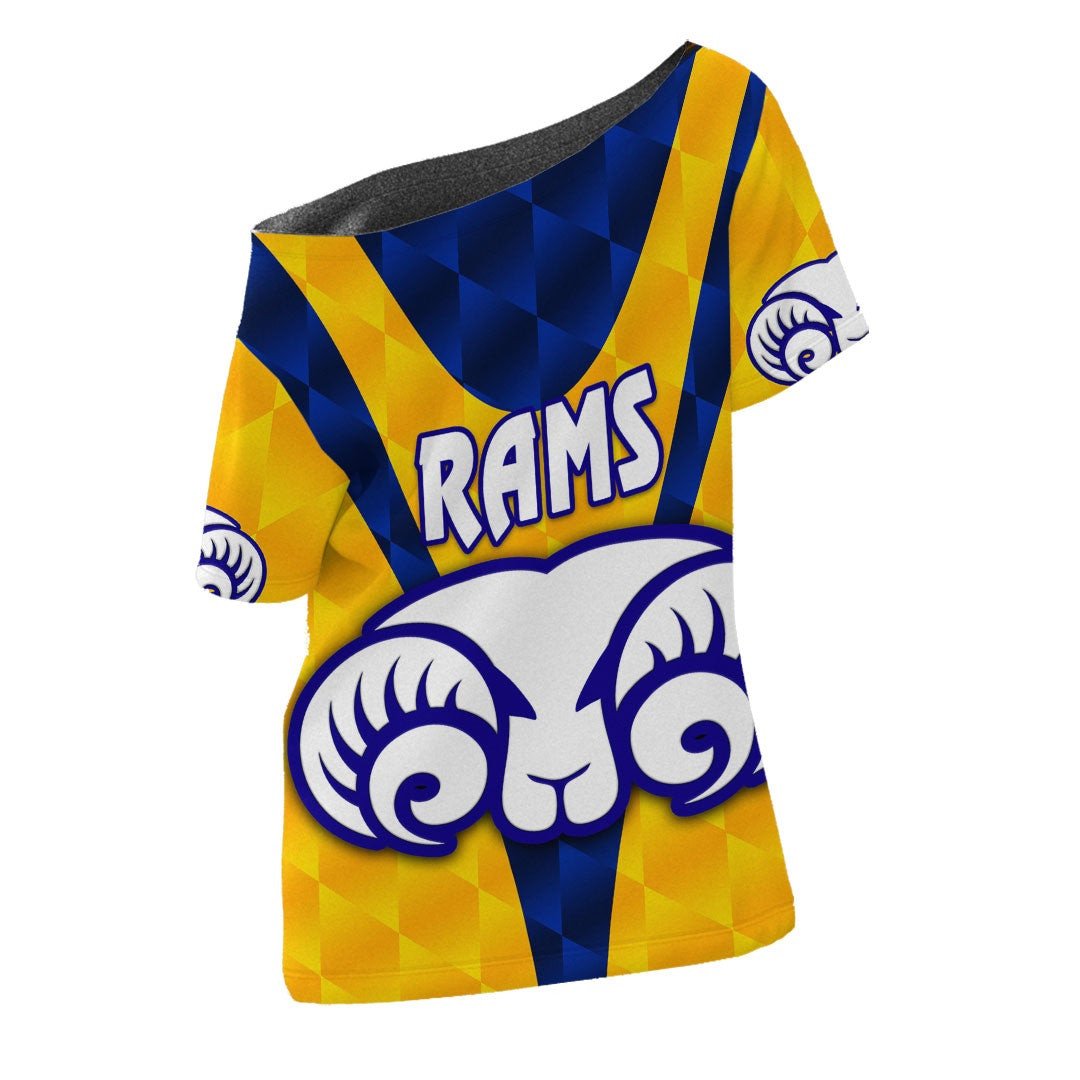 vibehoodie-shirt-adelaide-rams-yellow-rugby-team-off-shoulder-t-shirt