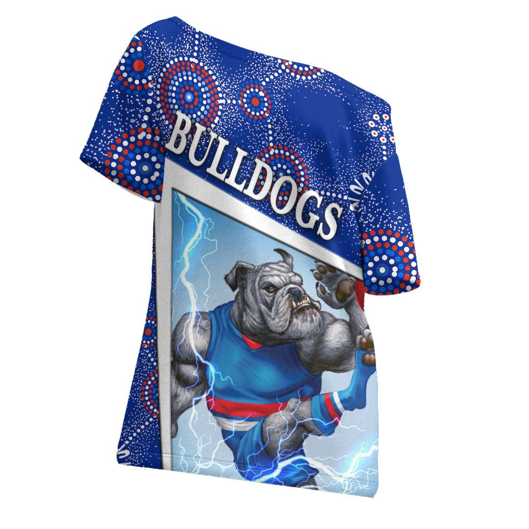 vibehoodie-shirt-western-bulldogs-bulldogs-indigenous-special-style-football-team-off-shoulder-t-shirt