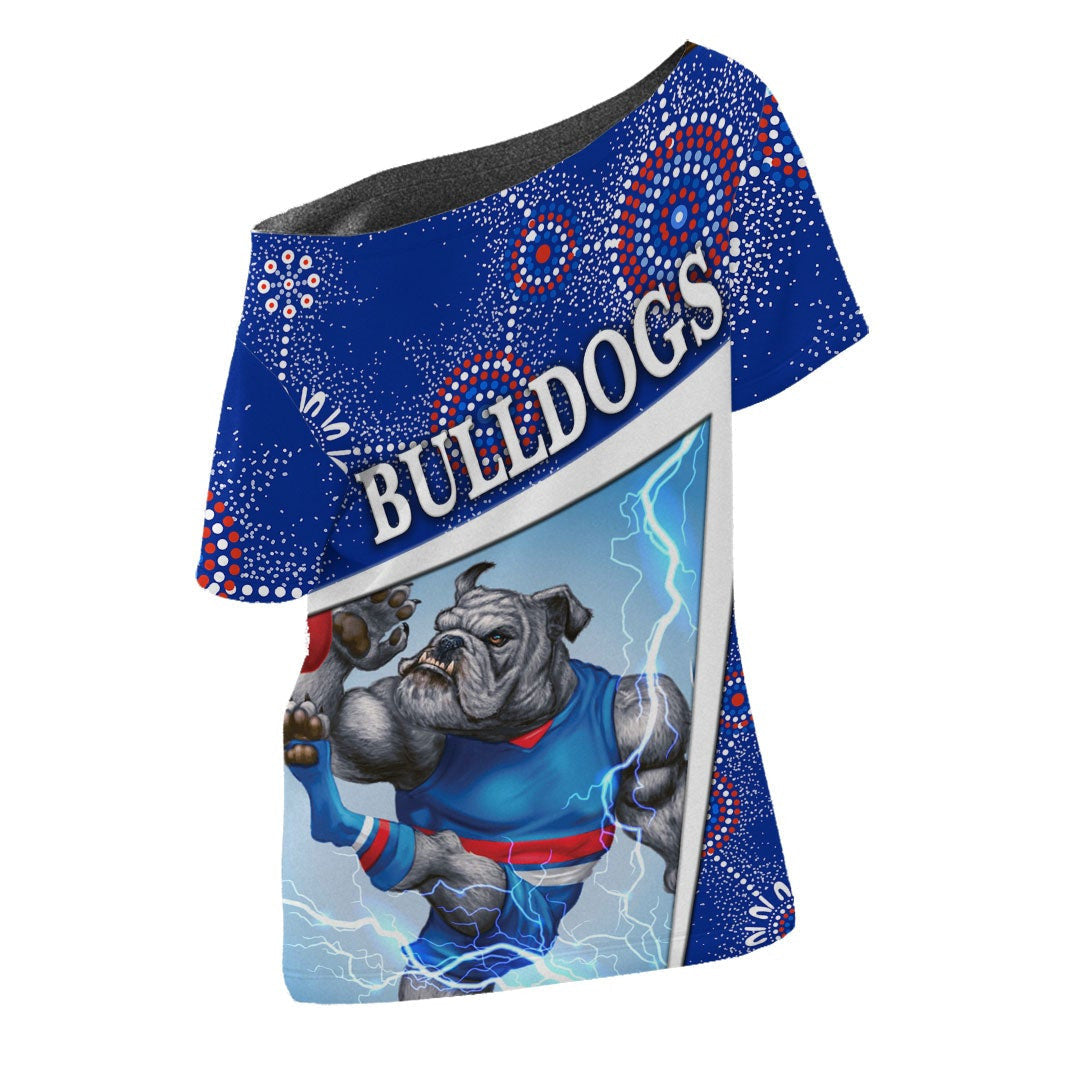vibehoodie-shirt-western-bulldogs-bulldogs-indigenous-special-style-football-team-off-shoulder-t-shirt