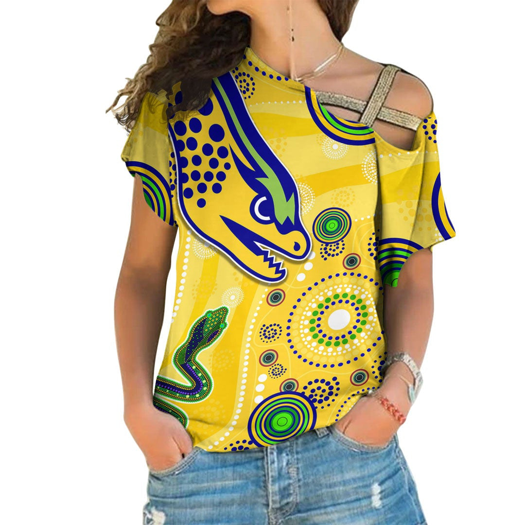 vibehoodie-shirt-custom-parramatta-eels-indigenous-yellow-rugby-team-one-shoulder-shirt