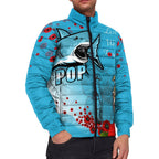 vibehoodie-jackets-cronulla-sutherland-sharks-anzac-day-lest-we-forget-rugby-team-padded-jackets