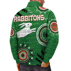 vibehoodie-jackets-custom-south-sydney-rabbitohs-unique-indigenous-rugby-team-padded-jackets