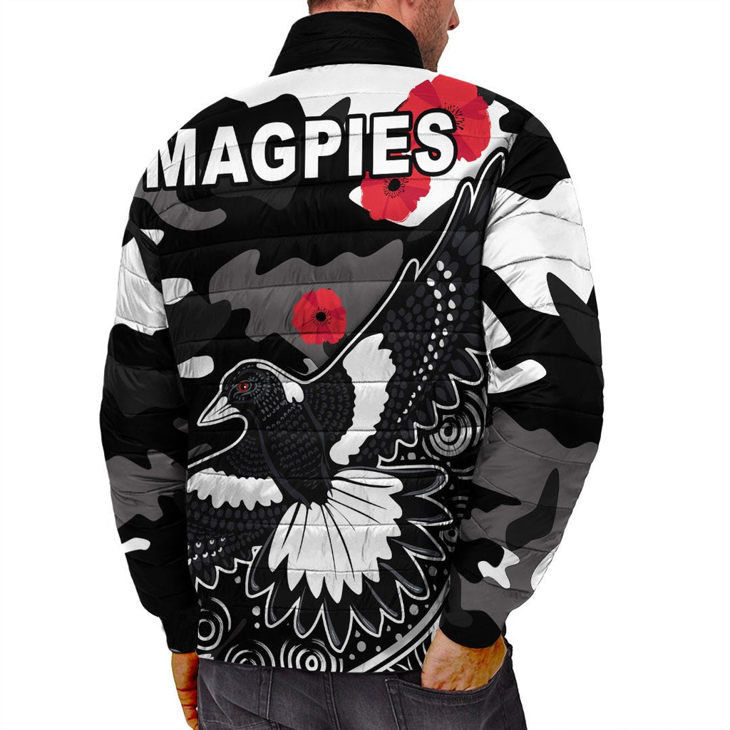 vibehoodie-jackets-collingwood-magpies-anzac-day-poppy-football-team-padded-jackets