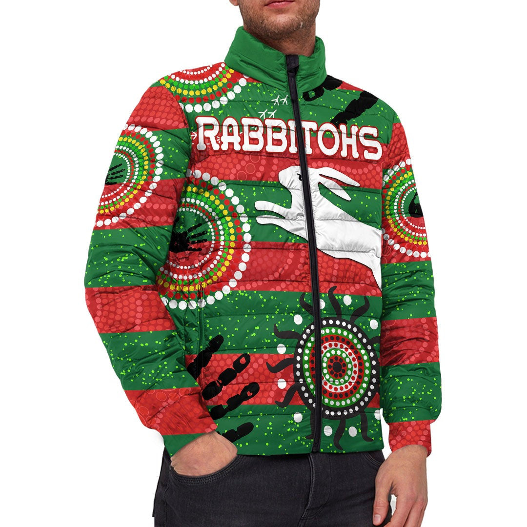 vibehoodie-jackets-south-sydney-rabbitohs-indigenous-naidoc-rugby-team-padded-jackets