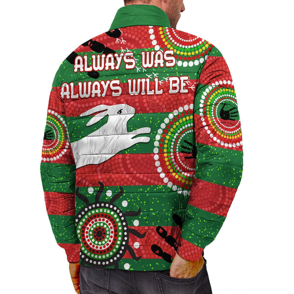 vibehoodie-jackets-south-sydney-rabbitohs-indigenous-naidoc-rugby-team-padded-jackets