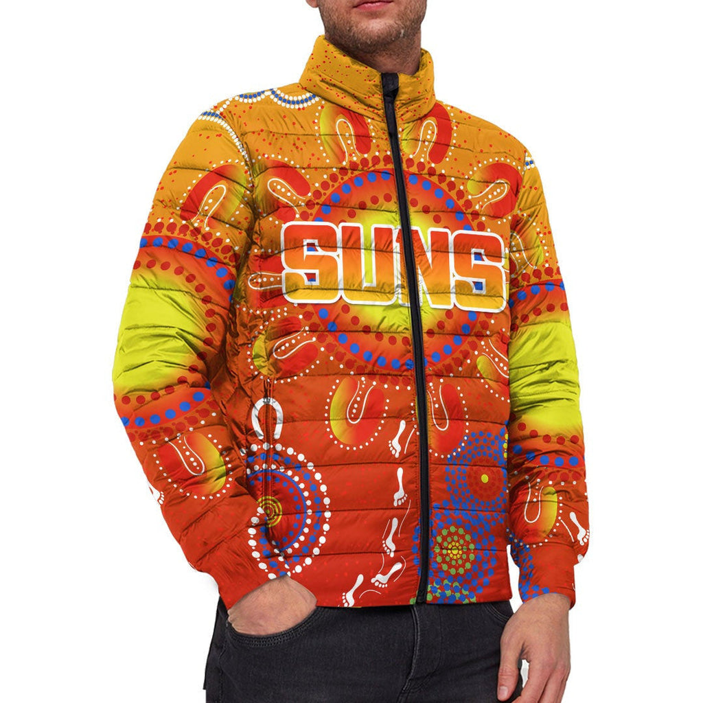vibehoodie-jackets-gold-coast-suns-indigenous-football-team-padded-jackets