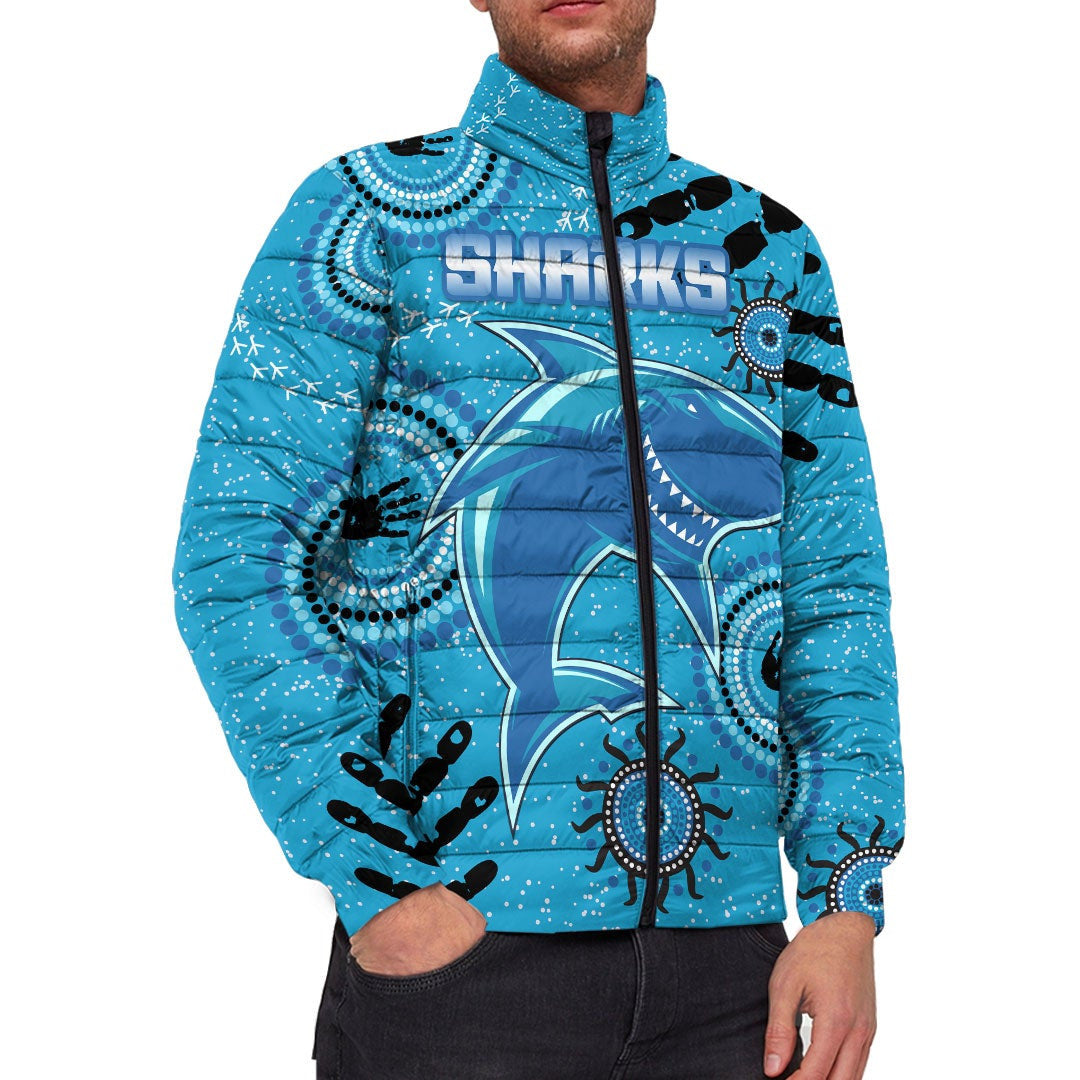 vibehoodie-jackets-cronulla-sutherland-sharks-rugby-team-padded-jackets