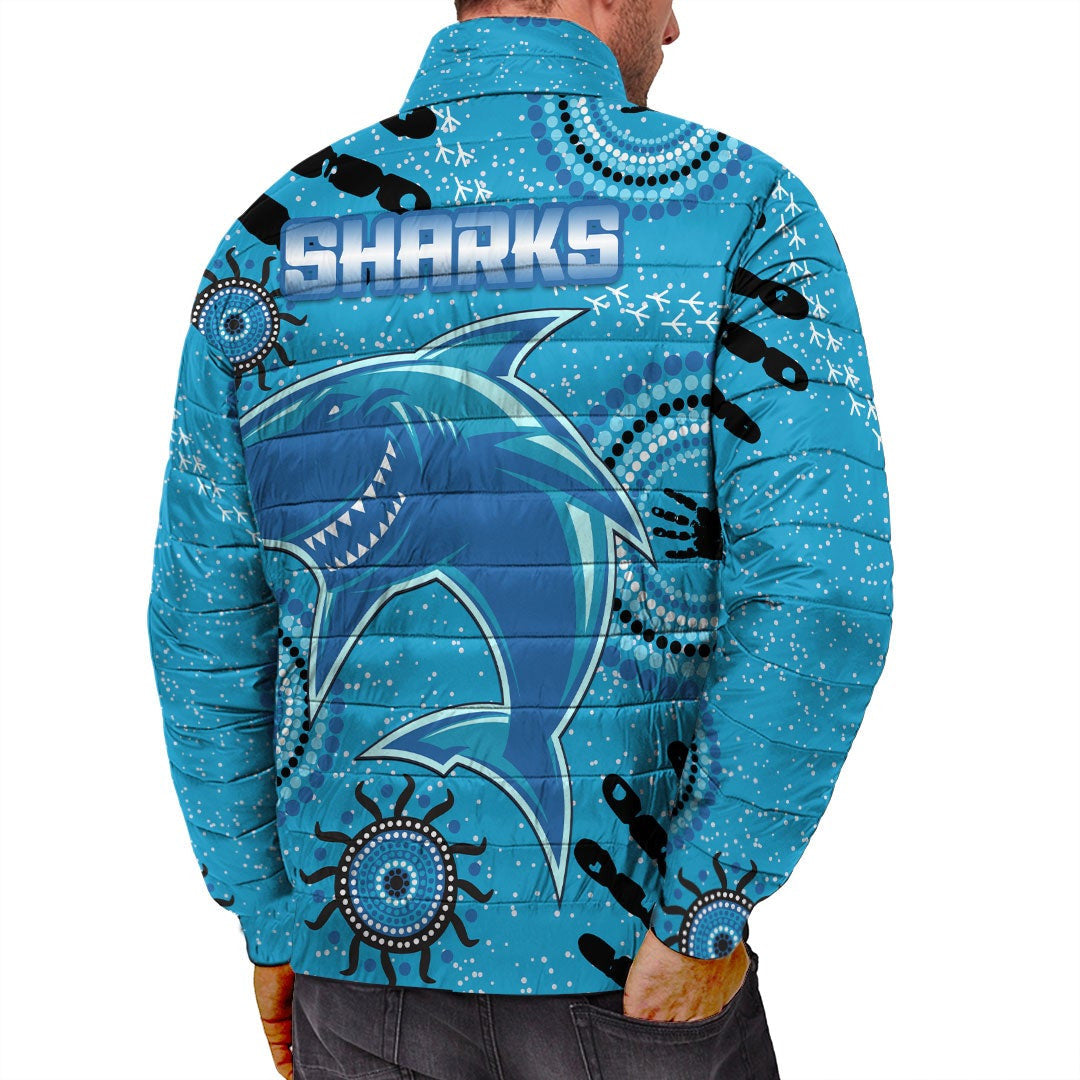 vibehoodie-jackets-cronulla-sutherland-sharks-rugby-team-padded-jackets