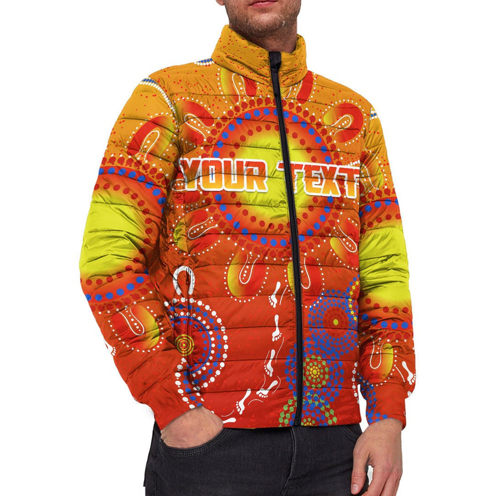 vibehoodie-jackets-custom-gold-coast-suns-indigenous-football-team-padded-jackets