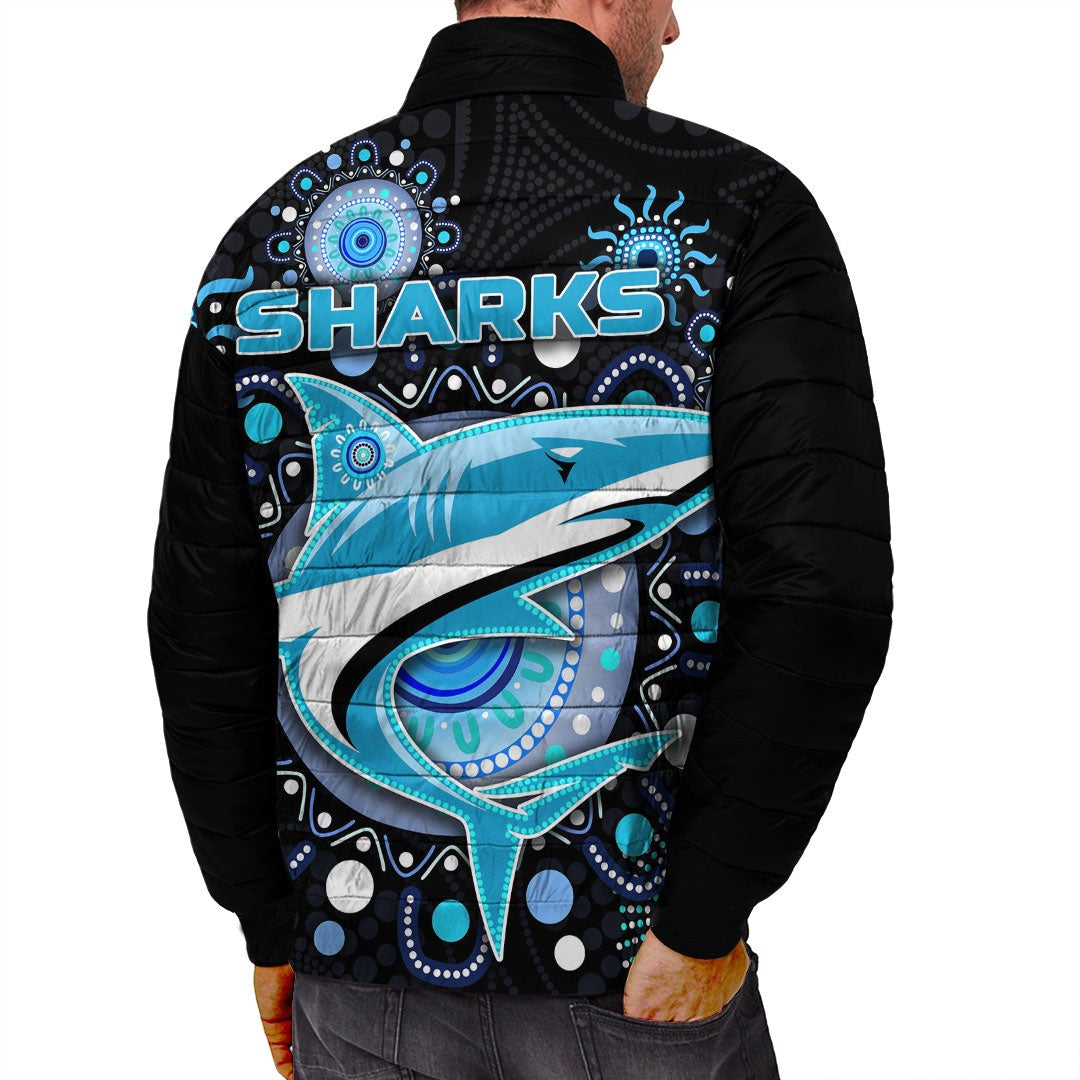 vibehoodie-jackets-cronulla-sutherland-sharks-special-style-rugby-team-padded-jackets