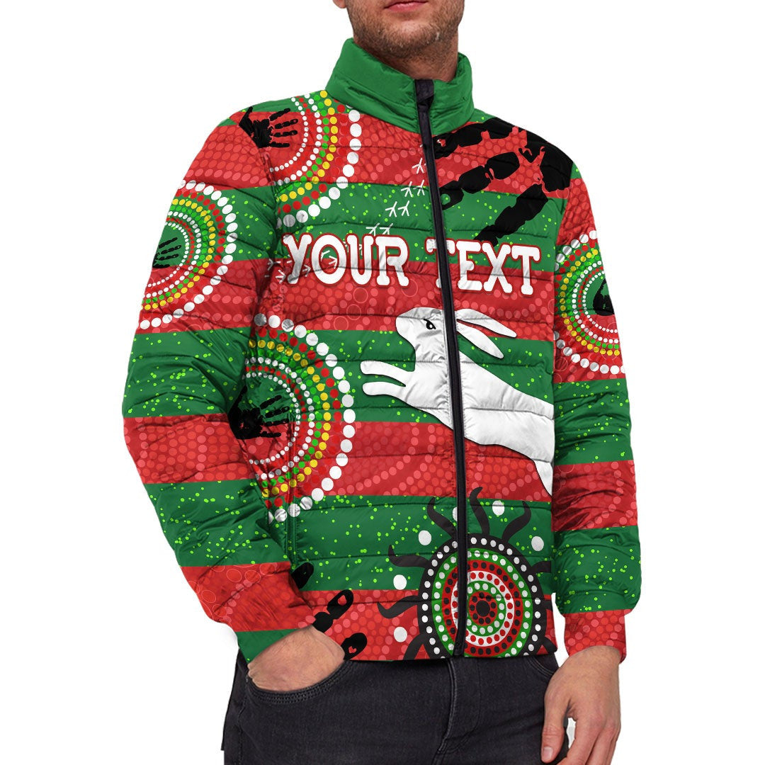 vibehoodie-jackets-custom-south-sydney-rabbitohs-indigenous-naidoc-rugby-team-padded-jackets