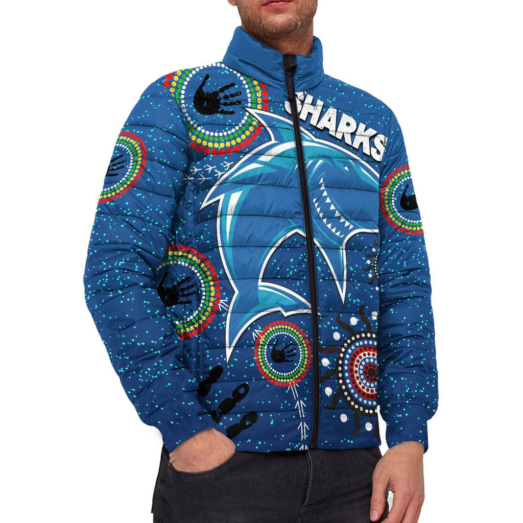 vibehoodie-jackets-cronulla-sutherland-special-indigenous-rugby-team-padded-jackets