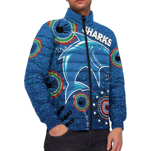 vibehoodie-jackets-cronulla-sutherland-special-indigenous-rugby-team-padded-jackets