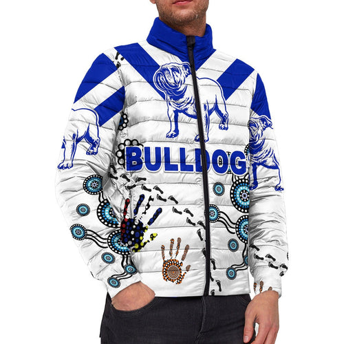 vibehoodie-jackets-canterbury-bankstown-bulldogs-indigenous-special-white-mix-blue-rugby-team-padded-jackets