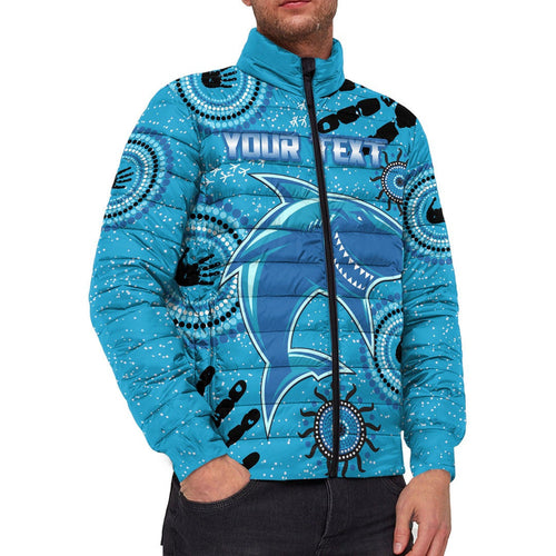vibehoodie-jackets-custom-cronulla-sutherland-sharks-rugby-team-padded-jackets