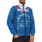 vibehoodie-jackets-cronulla-sutherland-sharks-simple-style-rugby-team-padded-jackets