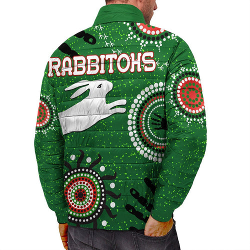 vibehoodie-jackets-south-sydney-rabbitohs-unique-indigenous-rugby-team-padded-jackets