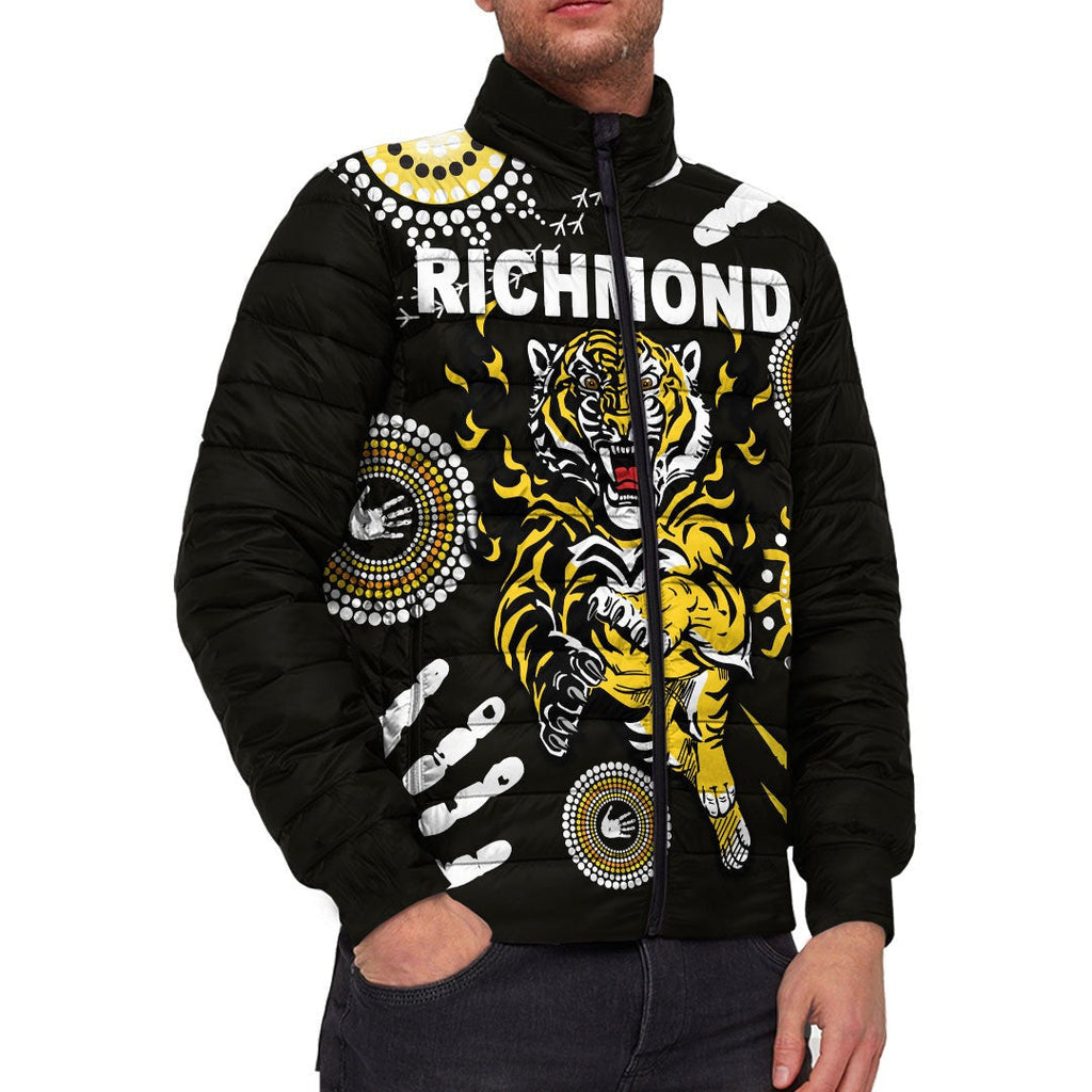 vibehoodie-jackets-richmond-tigers-indigenous-football-team-padded-jackets