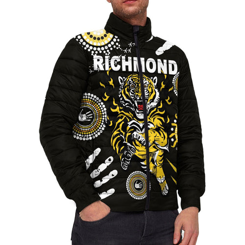 vibehoodie-jackets-richmond-tigers-indigenous-football-team-padded-jackets