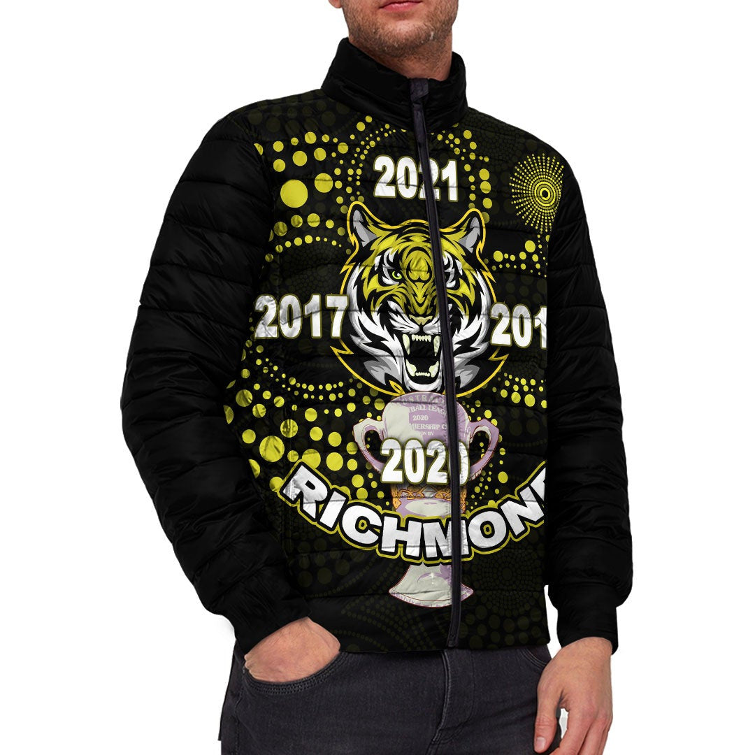 vibehoodie-jackets-richmond-tigers-champion-style-lest-we-forget-football-team-padded-jackets