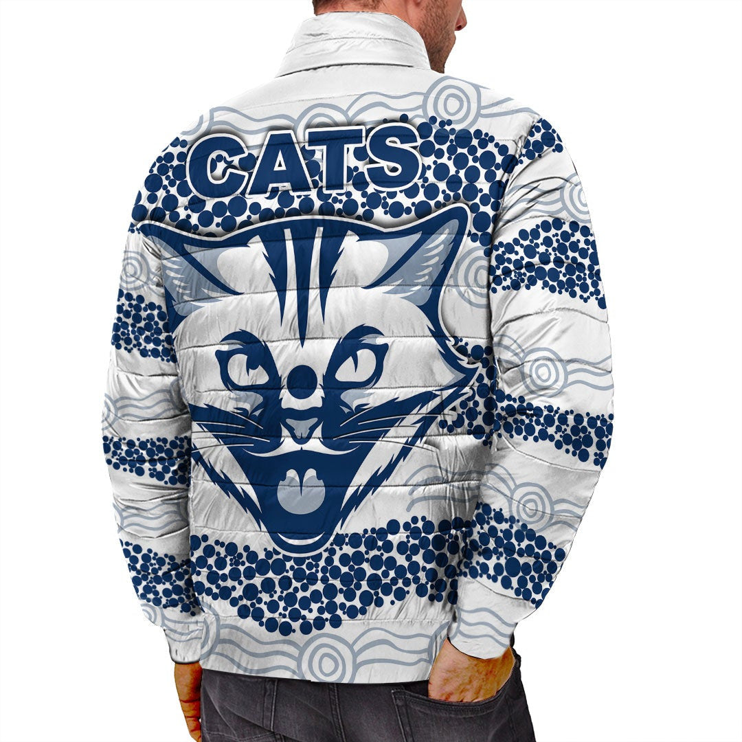 vibehoodie-jackets-geelong-cats-simple-indigenous-football-team-padded-jackets