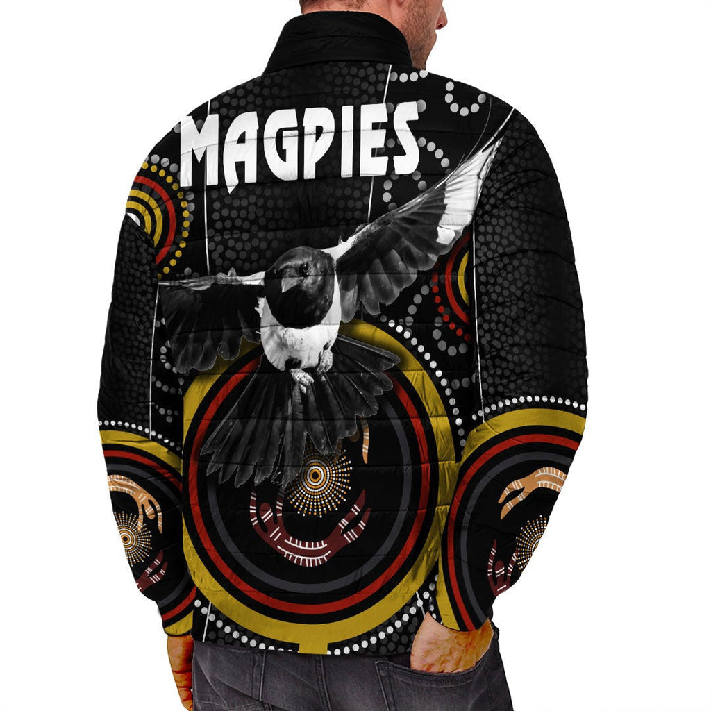 vibehoodie-jackets-collingwood-magpies-indigenous-football-team-padded-jackets