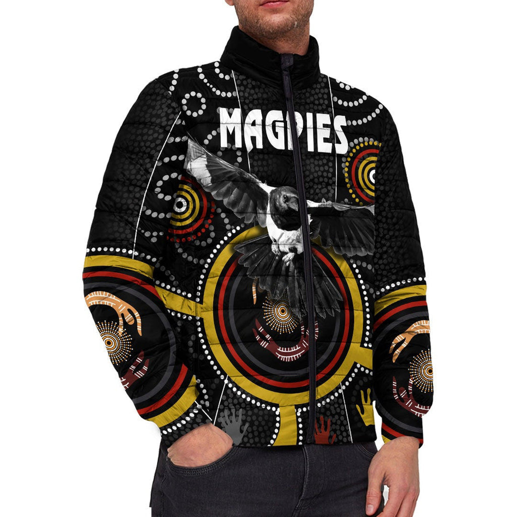 vibehoodie-jackets-collingwood-magpies-indigenous-football-team-padded-jackets