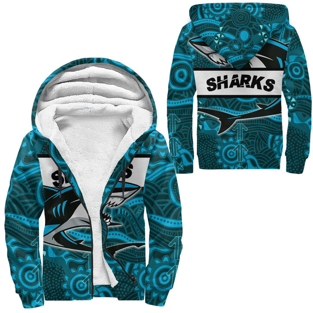 vibehoodie-hoodie-cronulla-sutherland-sharks-indigenous-new-rugby-team-sherpa-hoodies