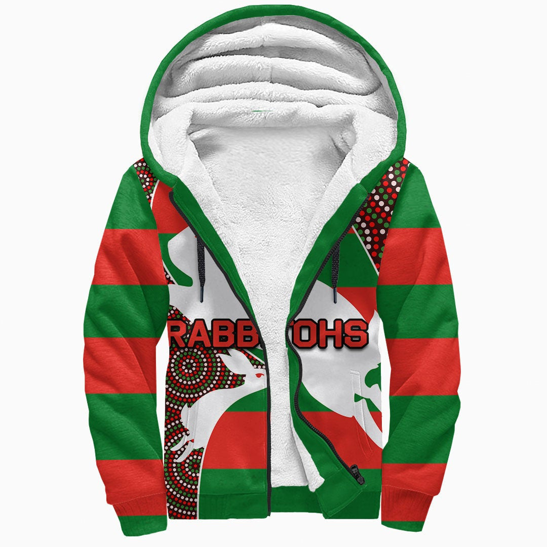 vibehoodie-hoodie-south-sydney-rabbitohs-indigenous-new-release-rugby-team-sherpa-hoodies