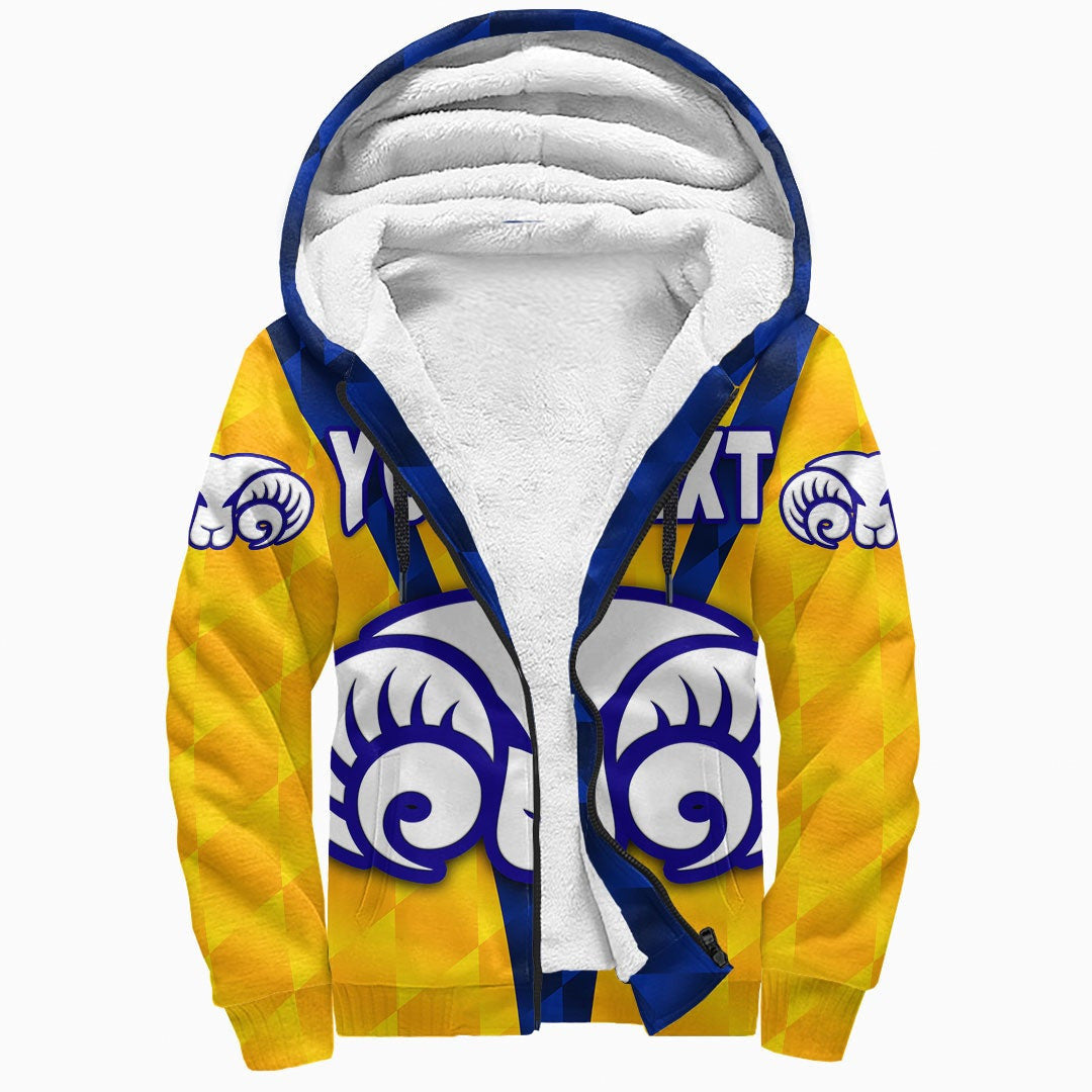 vibehoodie-hoodie-custom-adelaide-rams-yellow-rugby-team-sherpa-hoodies