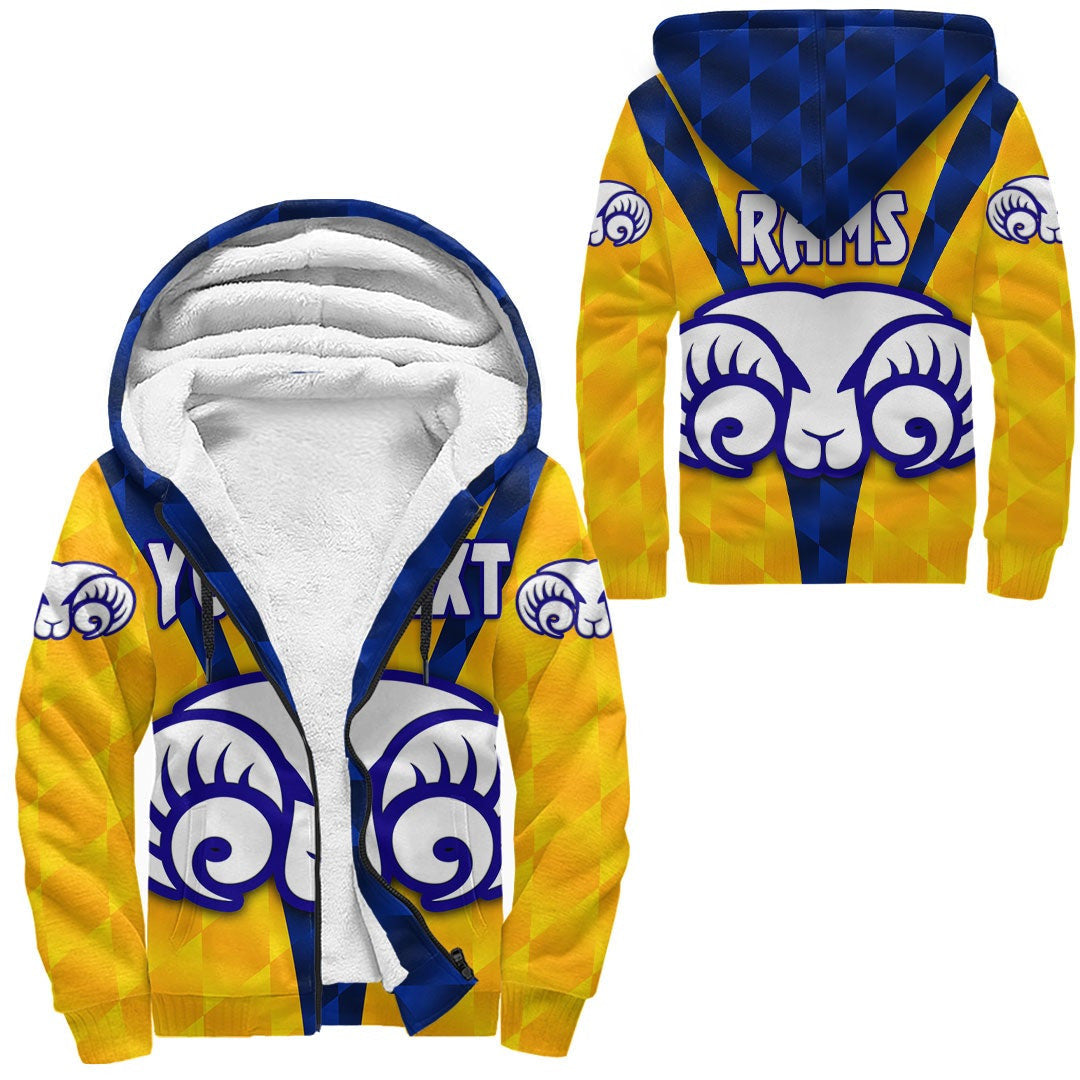 vibehoodie-hoodie-custom-adelaide-rams-yellow-rugby-team-sherpa-hoodies