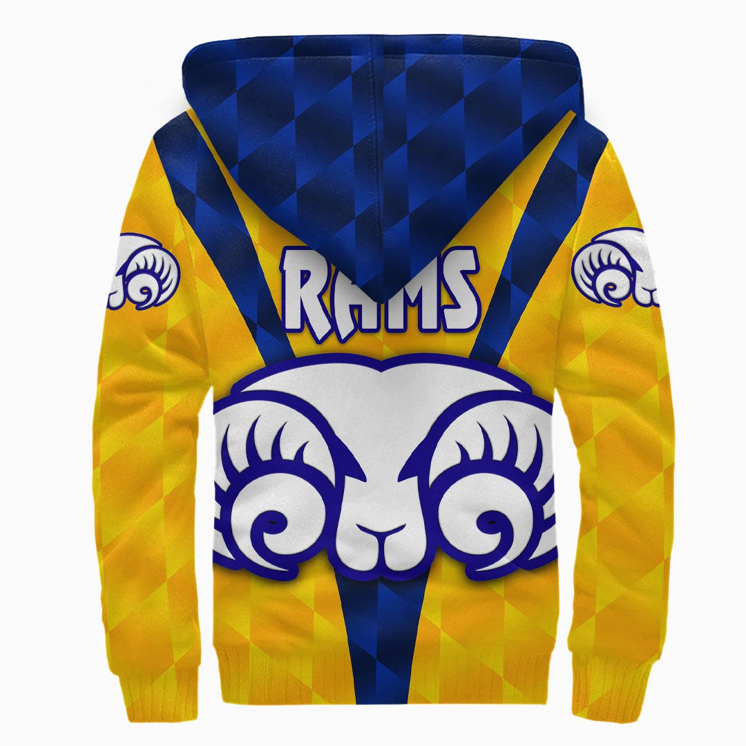 vibehoodie-hoodie-custom-adelaide-rams-yellow-rugby-team-sherpa-hoodies