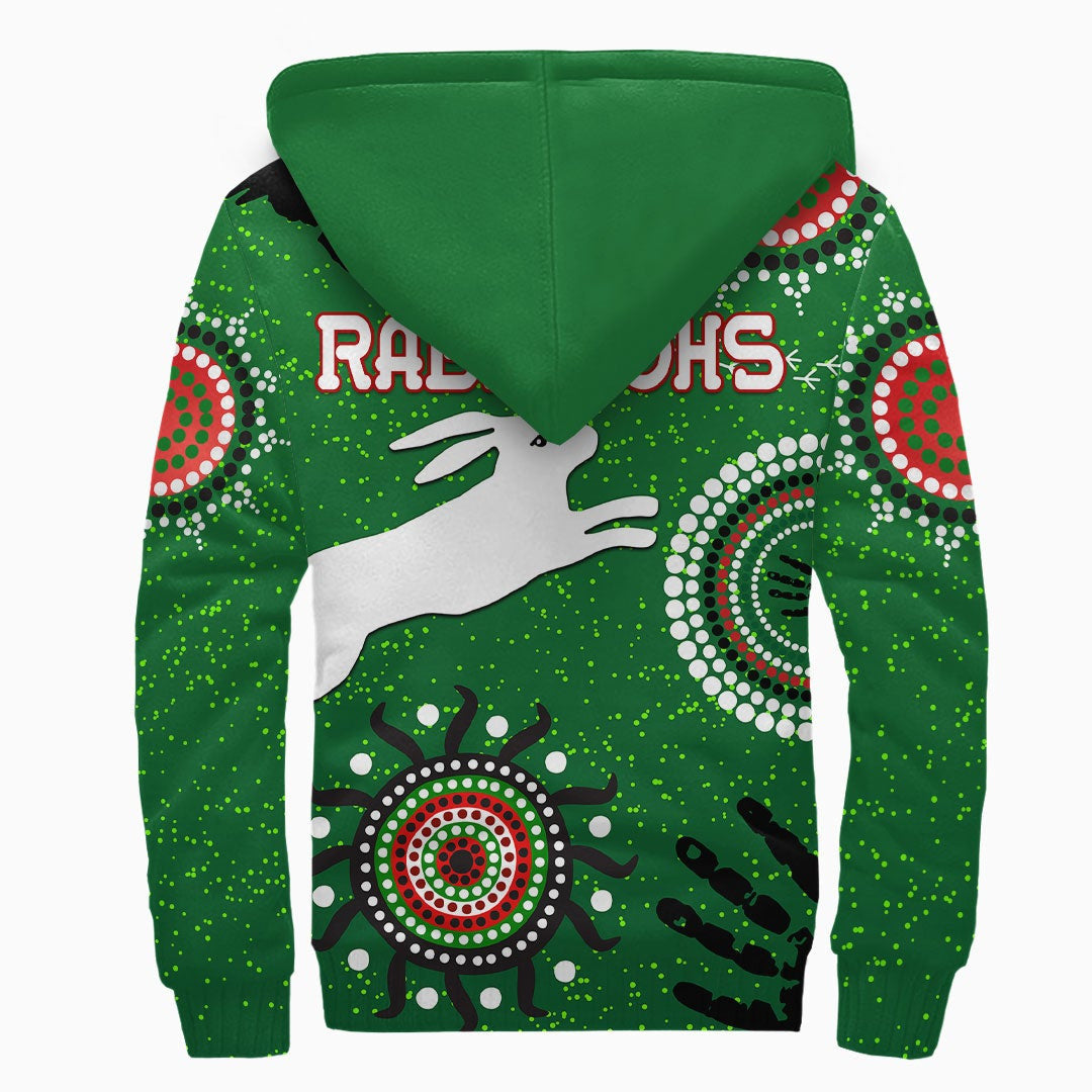 vibehoodie-hoodie-south-sydney-rabbitohs-unique-indigenous-rugby-team-sherpa-hoodies